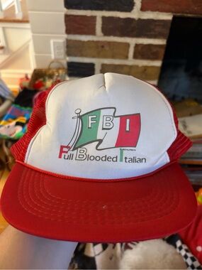 Vintage Full Blooded Italian Hat Royal Prints Hat